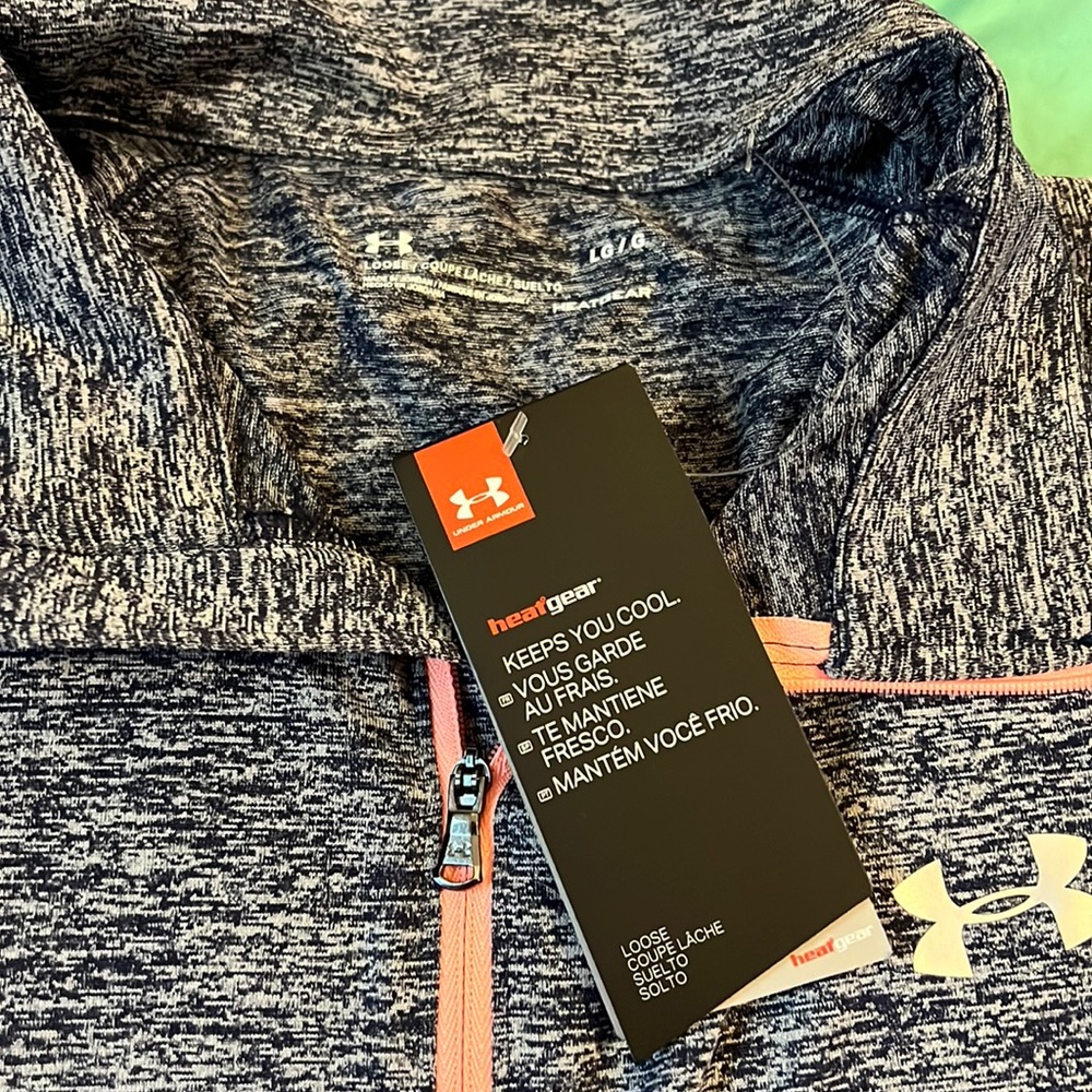 Under Armour 3/4 zip light shirt